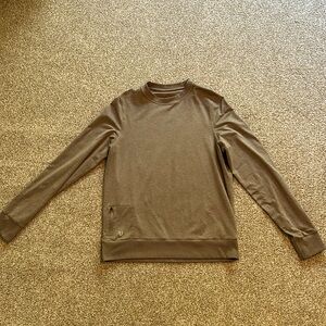 Vuori Ponto Performance Crew Neck Walnut Heather